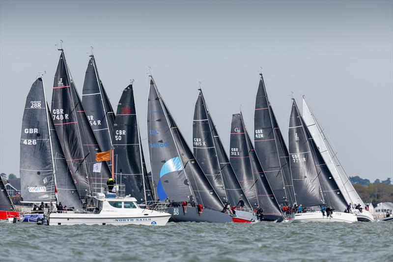 IRC Two start on the final day of the RORC Easter Challenge - photo © Paul Wyeth / www.pwpictures.com