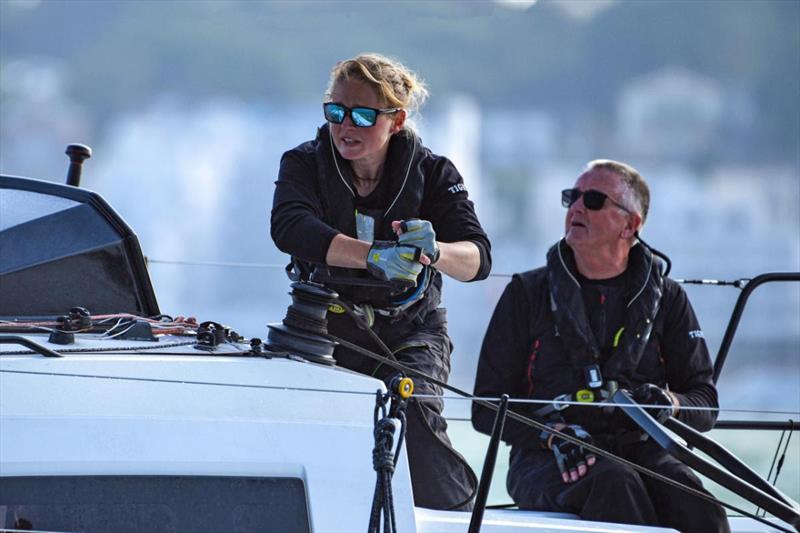 Maggie Adamson is a Lerwick Lifeboat member and will be racing with Gavin Howe on his Sun Fast 3600 Tigris photo copyright James Tomlinson taken at Royal Ocean Racing Club and featuring the IRC class