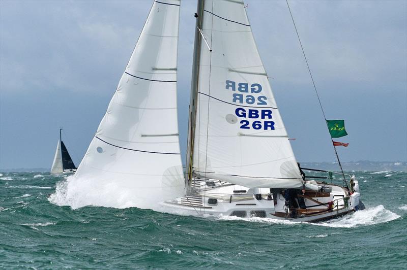 Stuart Greenfield's S&S 34 Morning After, racing in IRC Two-Handed with Louise Clayton - Cervantes Trophy Race photo copyright Rick Tomlinson taken at Royal Ocean Racing Club and featuring the IRC class