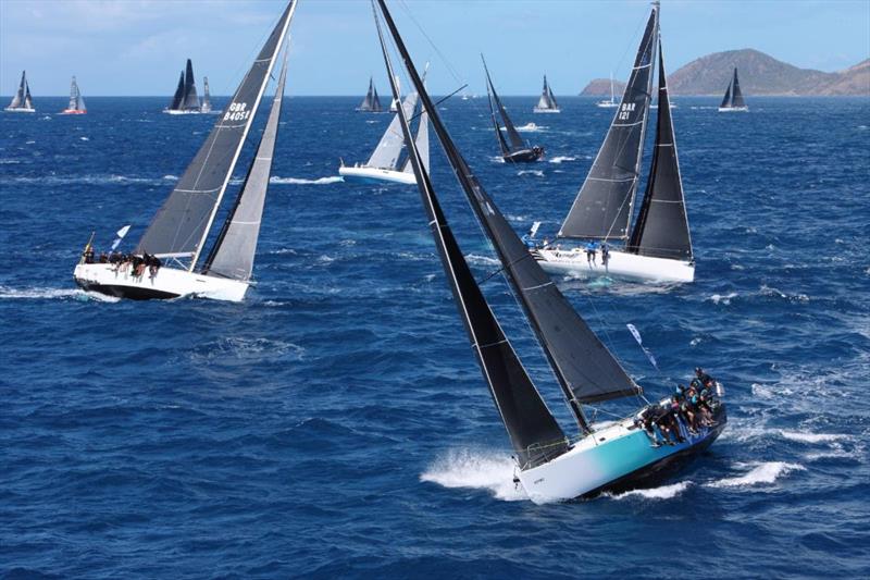 Olympia's Tigress, Liquid and Whistler - Antigua Sailing Week photo copyright Paul Wyeth / pwpictures.com taken at Antigua Yacht Club and featuring the IRC class