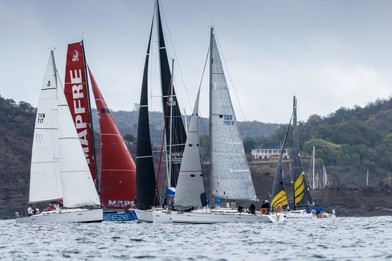 Peters & May Round Antigua Race 2022: Twenty-one boats took the start photo copyright Paul Wyeth / www.pwpictures.com taken at Antigua Yacht Club and featuring the IRC class