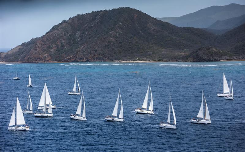 Bareboats racing on the picturesque Rendezvous course on Antigua Sailing Week English Harbour Rum Race Day 1 photo copyright Paul Wyeth / www.pwpictures.com taken at Antigua Yacht Club and featuring the IRC class