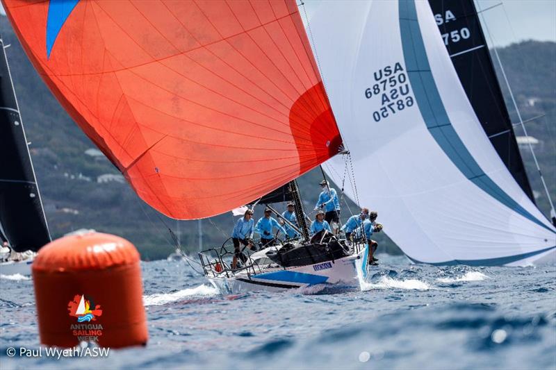 The overall winner of Antigua Sailing Week 2022 was Peter Corr's invincible team racing the King 40 Blitz - photo © Paul Wyeth / pwpictures.com