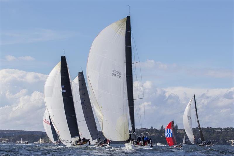 The start of the 2019 Noakes Sydney Gold Coast Yacht Race photo copyright Andrea Francolini taken at Cruising Yacht Club of Australia and featuring the IRC class