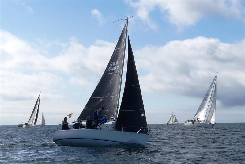 Fahrenheit during the Royal Channel Islands Yacht Club Spring Regatta 2022 photo copyright Bill Harris taken at Royal Channel Islands Yacht Club and featuring the IRC class