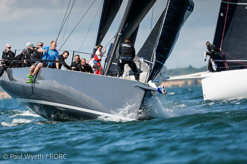 Ian Atkins' GP 42 Dark N Stormy on RORC Vice Admiral's Cup Day 1 photo copyright Paul Wyeth / www.pwpictures.com taken at Royal Ocean Racing Club and featuring the IRC class