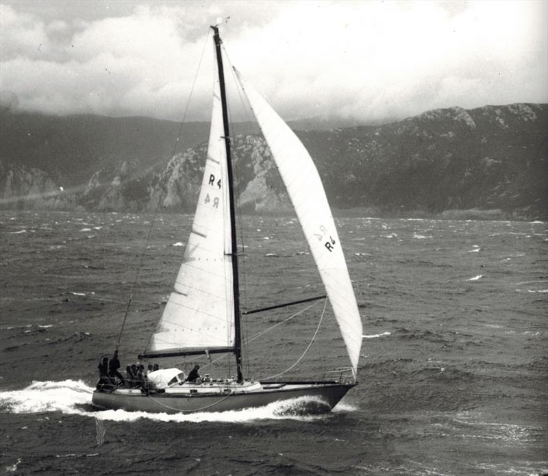 Mary Blair setting a cracking pace on the 1972 (inaugural) Melbourne to Hobart - photo © Ocean Racing Club of Victoria