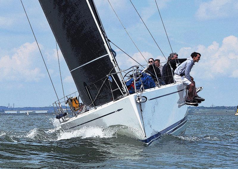 Medway Yacht Club Keelboat Regatta 2022 photo copyright Nick Champion / www.championmarinephotography.co.uk taken at Medway Yacht Club and featuring the IRC class