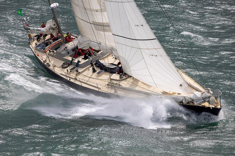 Fly Class: Pen Duick VI, Owner: Marie Tabarly, Boat Type: 73' Aluminium Ketch in Rolex Fastnet Race, 2021. - photo © Rolex / Carlo Borlenghi