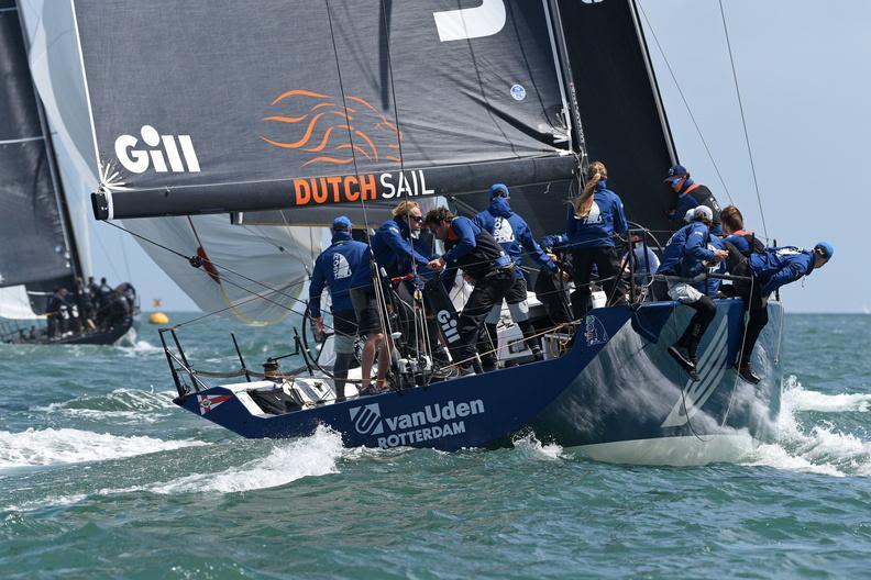 A young crew from the Rotterdam Offshore Sailing Team, skippered by Gerd-Jan Poortman - day 1 of RORC's IRC National Championship photo copyright Rick Tomlinson / www.rick-tomlinson.com taken at Royal Ocean Racing Club and featuring the IRC class