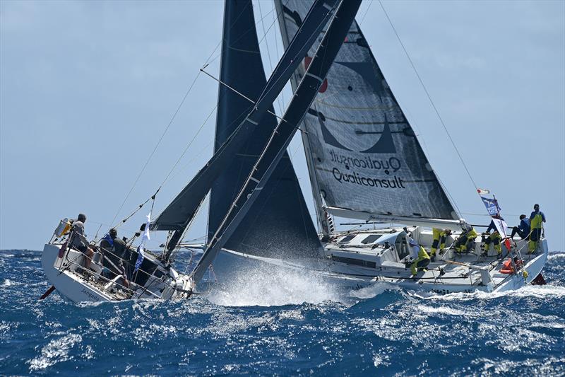 Richard Palmer's JPK 1010 Jangada and Jacques Pelletier's Milon 41 L'Ange De Milon - RORC Morgan Cup Race - photo © Rick Tomlinson