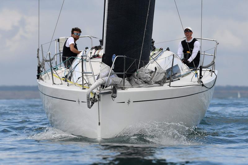 Tim Goodhew & Kelvin Matthews racing Sun Fast 3200 Cora - 2022 RORC Morgan Cup Race photo copyright Rick Tomlinson / RORC taken at Royal Ocean Racing Club and featuring the IRC class