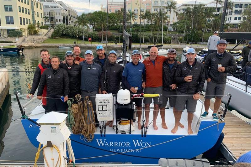 Winner: Warrior Won (Class 19 and Gibbs Hill LIghthouse Division overall) - 2022  Newport Bermuda Race photo copyright Warrior Won team taken at Royal Bermuda Yacht Club and featuring the IRC class