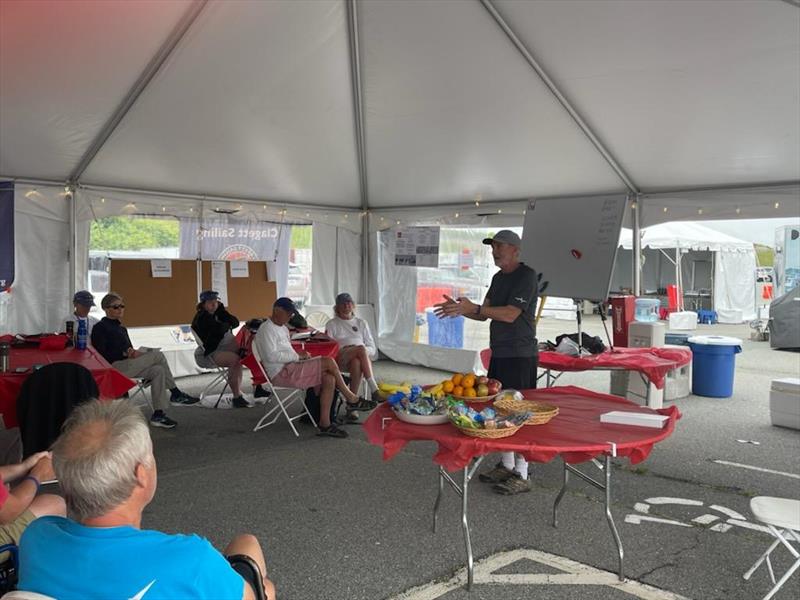 Coaching with Dave Perry at the 20th C. Thomas Clagett, Jr. Memorial Clinic and Regatta - photo © Judy McLennan