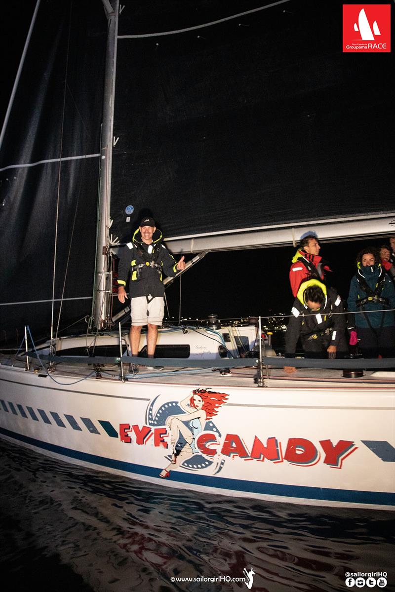 Stuart Minchin on board Eye Candy - 2022 New Caledonia Groupama Race photo copyright Nic Douglass @sailorgirlHQ taken at Cercle Nautique Calédonien and featuring the IRC class