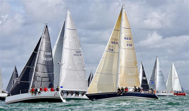 Round the Island Race 2022 photo copyright Tom Hicks / www.solentaction.com taken at Island Sailing Club, Cowes and featuring the IRC class