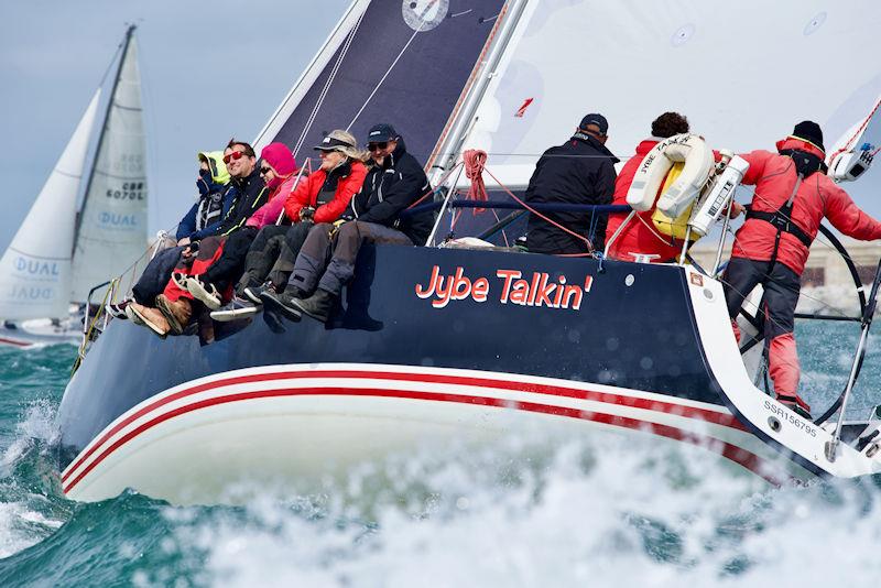 Round the Island Race 2022 photo copyright Tom Hicks / www.solentaction.com taken at Island Sailing Club, Cowes and featuring the IRC class