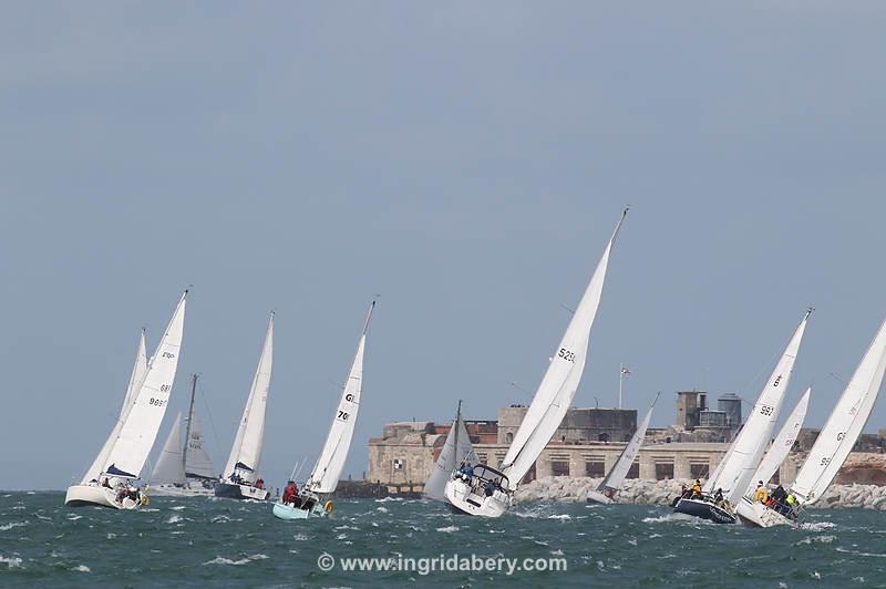 Round the Island Race 2022 photo copyright Ingrid Abery / www.ingridabery.com taken at Island Sailing Club, Cowes and featuring the IRC class