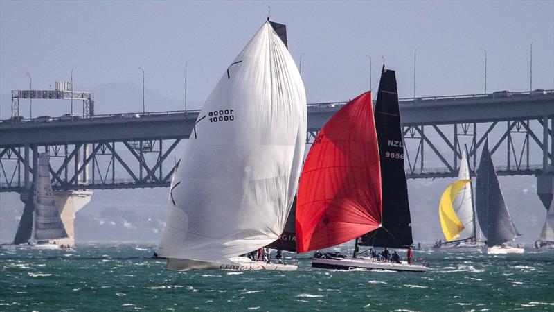 Georgia to leeard of Carrera - Doyle Sails RNZYS Winter Series - July 9, 2022 - photo © Richard Gladwell - Sail-World.com/nz