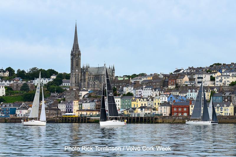 The Beaufort Cup gets underway in Cork Harbour in light airs on day 1 of Volvo Cork Week 2022 photo copyright Rick Tomlinson / Volvo Cork Week taken at Royal Cork Yacht Club and featuring the IRC class