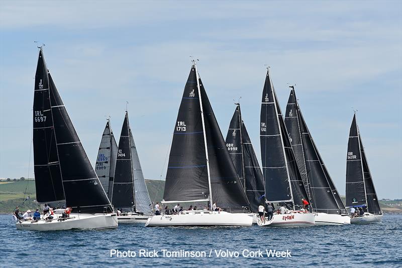 Class 2 start on day 1 of Volvo Cork Week 2022 photo copyright Rick Tomlinson / Volvo Cork Week taken at Royal Cork Yacht Club and featuring the IRC class