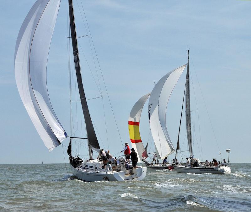 Round the Goodwins Race 2022 photo copyright Nick Champion / www.championmarinephotography.co.uk taken at Royal Temple Yacht Club and featuring the IRC class