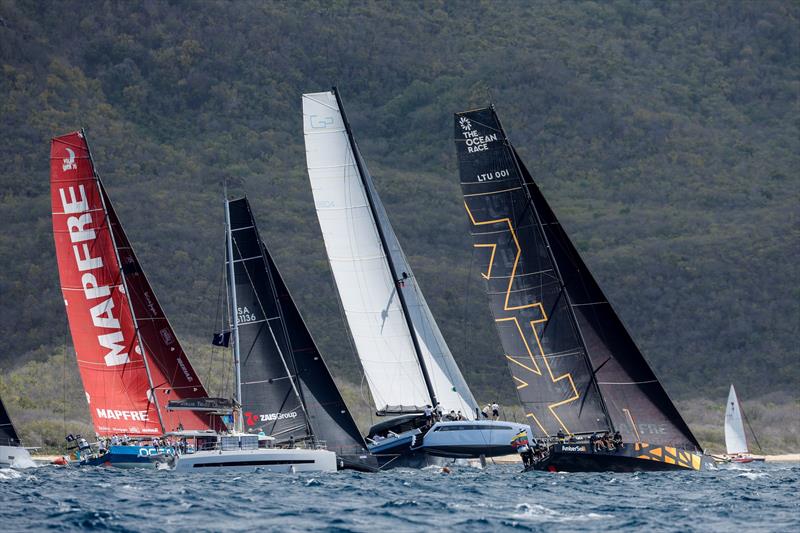 2022 CSA Racing fleet starts off Rendezvous Bay photo copyright Paul Wyeth / pwpictures.com taken at Antigua Yacht Club and featuring the IRC class