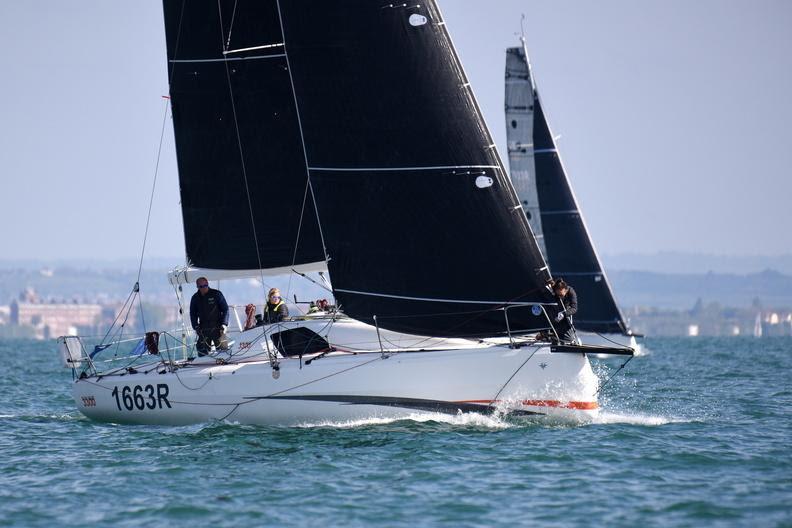 Sun Fast 3300 Chilli Pepper (GBR) racing with the father and daughter team of Jim and Ellie Driver photo copyright Rick Tomlinson / www.rick-tomlinson.com taken at Royal Ocean Racing Club and featuring the IRC class