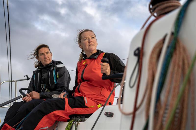 Dee Caffari and Shirley Robertson - Two-Handed on Sun Fast 3300 Rockit photo copyright Tim Butt / Vertigo Films taken at Royal Ocean Racing Club and featuring the IRC class