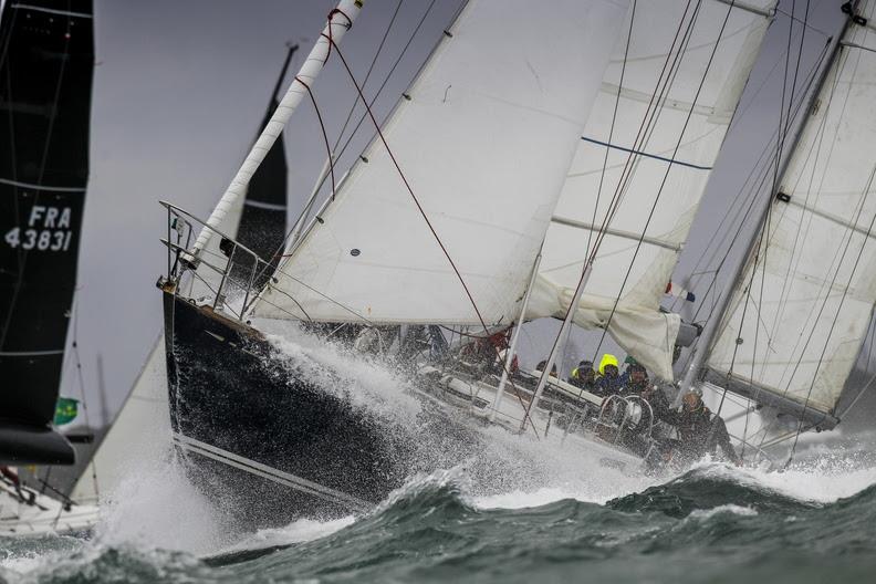 Full-crewed and largest in the race - Marie Tabarly's famous French 73ft ketch Pen Duick VI (FRA) - photo © Paul Wyeth / pwpictures.com