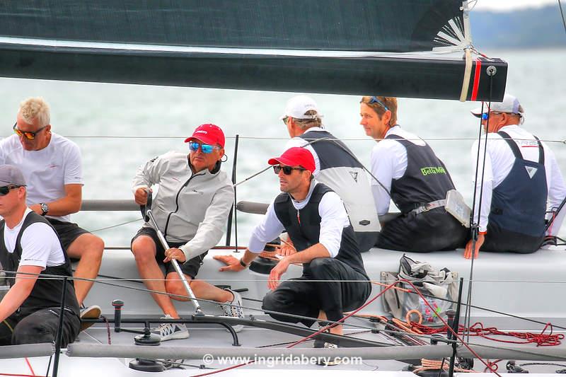 Sir Ben Ainslie calling tactics on Fargo on Cowes Week day 6 photo copyright Ingrid Abery / www.ingridabery.com taken at Cowes Combined Clubs and featuring the IRC class