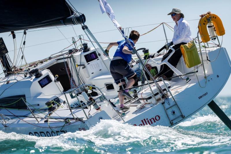 There's a thin margin between leaders in IRC Two-Handed with Rob Craigie racing Sun Fast 3600 Bellino with Deb Fish just three mins behind Mzungu! - photo © Paul Wyeth / pwpictures.com