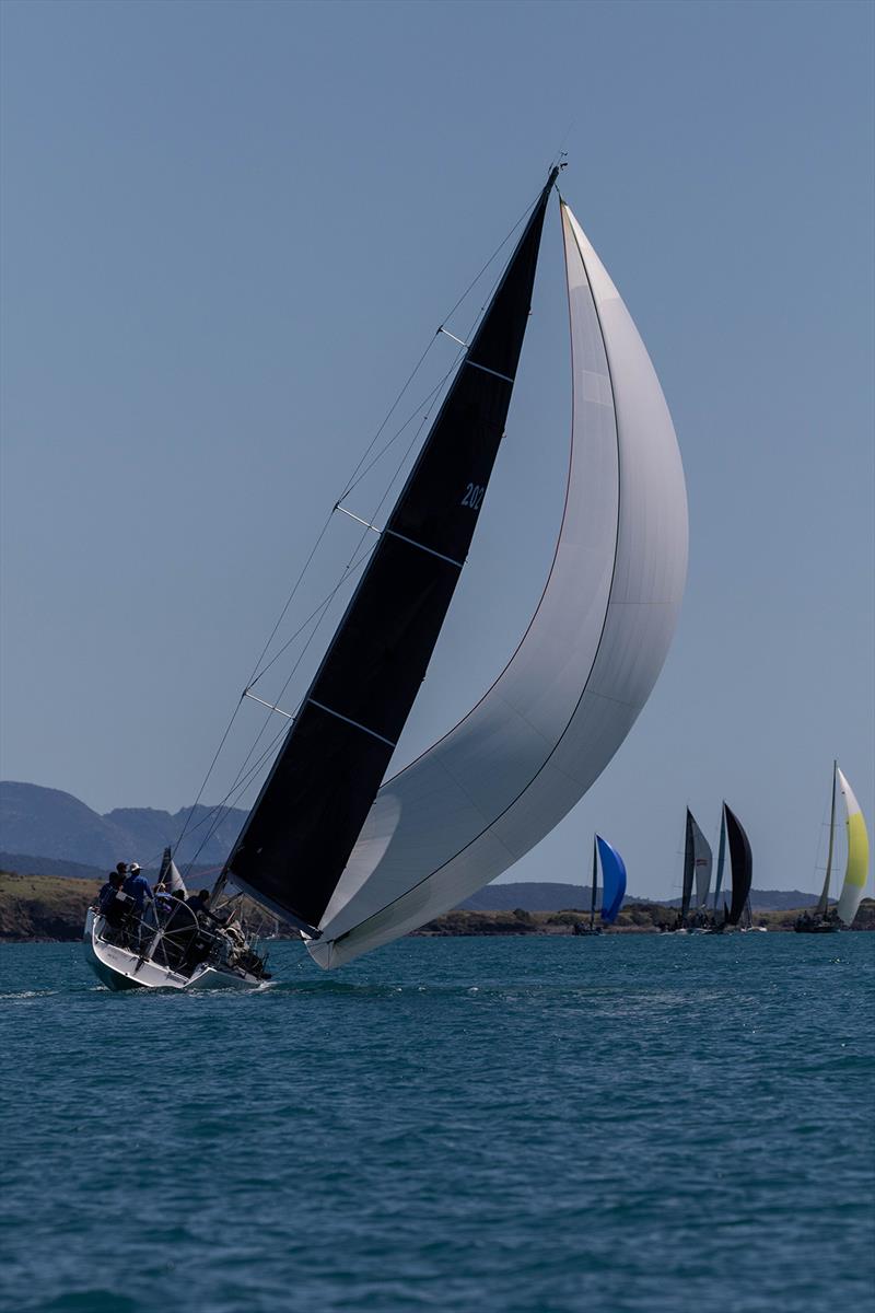 Reignition in downwind mode - Airlie Beach Race Week photo copyright Shirley Wodson taken at Whitsunday Sailing Club and featuring the IRC class