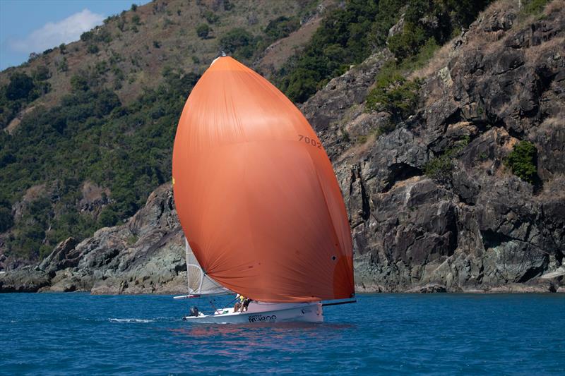 Mister Magoo on the way to the finish - 2022 Airlie Beach Race Week final day photo copyright Shirley Wodson / ABRW taken at Whitsunday Sailing Club and featuring the IRC class