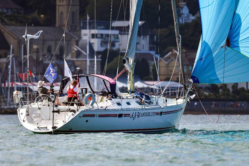 Sun Odyssey 45 AJ Wanderlust (USA), raced in IRC Two-Handed by Charlene Howard and Bob Drummond photo copyright James Tomlinson / RORC taken at Royal Ocean Racing Club and featuring the IRC class