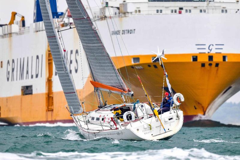 Heading for the finish line after 18 days at sea - photo © James Tomlinson / RORC