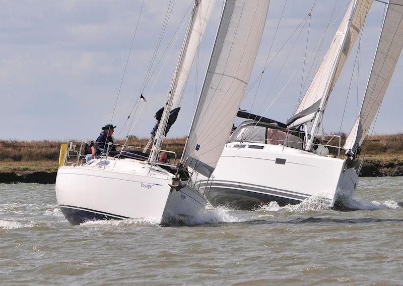 Class 6 racing on Burnham Week 2022 Day 2 photo copyright Alan Hannah taken at Burnham Sailing Club and featuring the IRC class