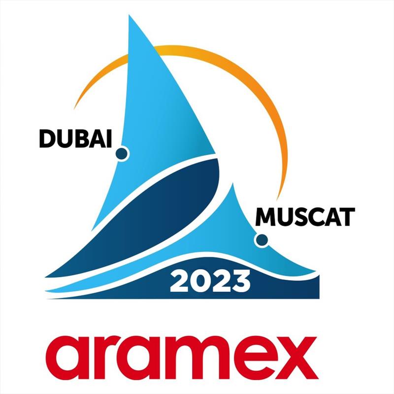 D2M Aramex Logo photo copyright Aramex taken at Dubai Offshore Sailing Club and featuring the IRC class