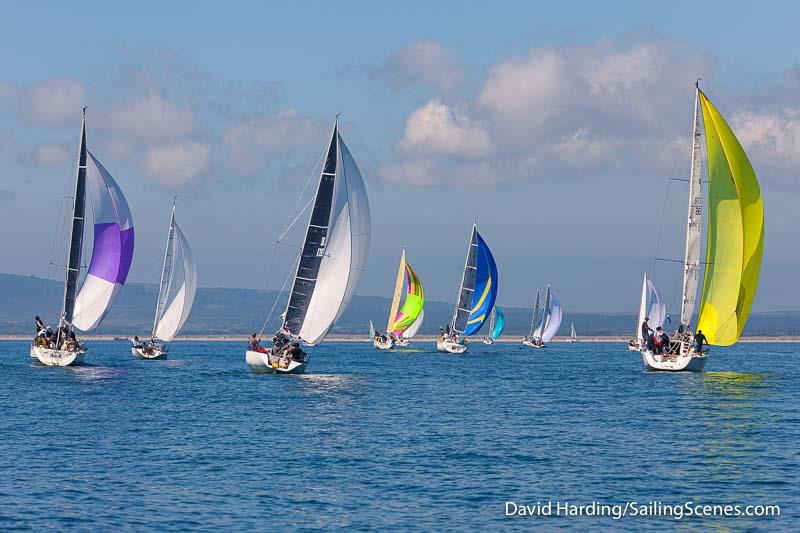 IRC Class 3 at the Poole Regatta 2018 photo copyright David Harding / www.sailingscenes.com taken at Parkstone Yacht Club and featuring the IRC class