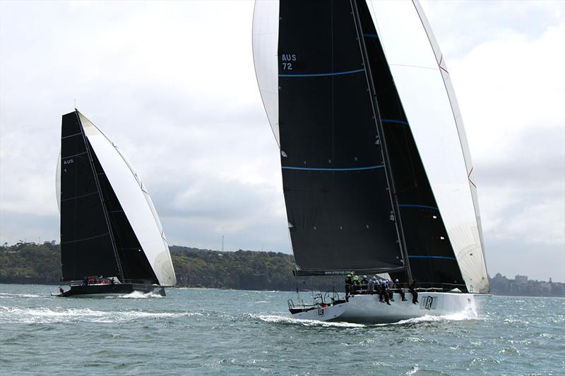 Moneypenny and URM Group at the start of the 2022 Flinders Islet Race photo copyright CYCA Media taken at Cruising Yacht Club of Australia and featuring the IRC class