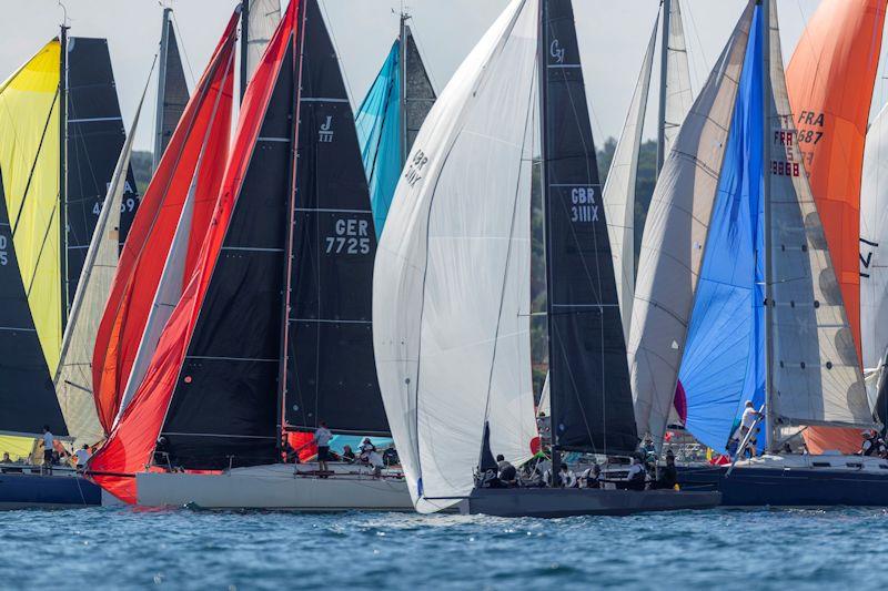 A dreamy first race to Cavalaire for 132 modern sailboats in Les Voiles de Saint-Tropez 2022 - photo © Gilles Martin-Raget / www.martin-raget.com