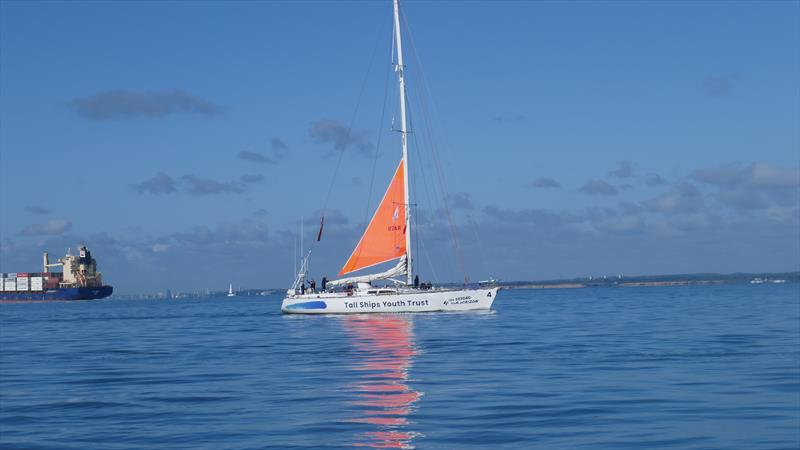 SORC Hayling Bay Weekend 2022: Cautious sailing photo copyright Kirsteen Donaldson taken at Solo Offshore Racing Club and featuring the IRC class