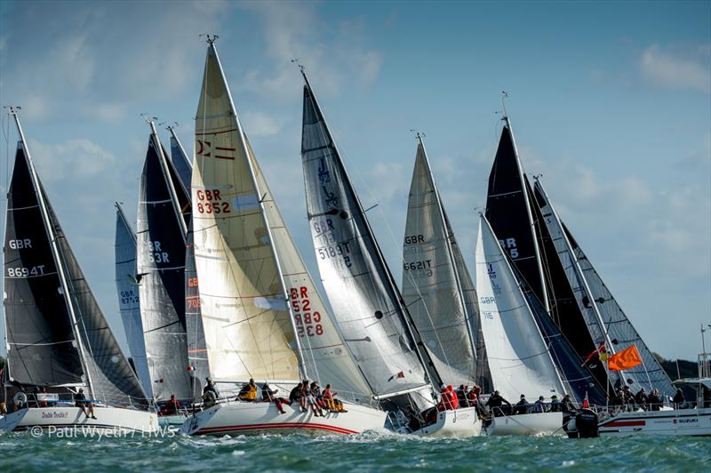 2022 Hamble Winter Series week 2 photo copyright Paul Wyeth / www.pwpictures.com taken at Hamble River Sailing Club and featuring the IRC class