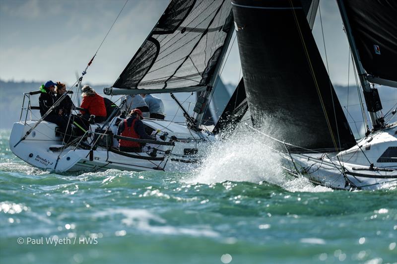 2022 Hamble Winter Series week 2 photo copyright Paul Wyeth / www.pwpictures.com taken at Hamble River Sailing Club and featuring the IRC class