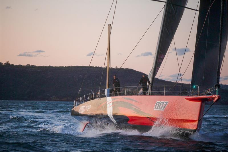 Andoo Comanche at the start of the 2022 Tollgate Islands Race photo copyright CYCA Media taken at Cruising Yacht Club of Australia and featuring the IRC class