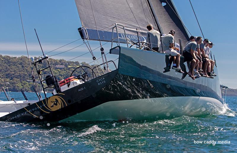 Moneypenny heading down Harbour photo copyright Bow Caddy Media taken at Cruising Yacht Club of Australia and featuring the IRC class