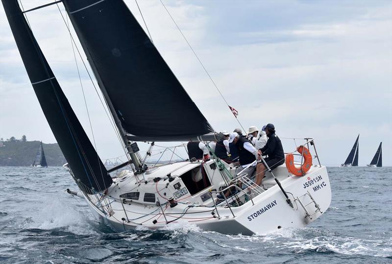 Stormaway living up to her name - 2022 Nautilus Marine Insurance Sydney Short Ocean Racing Championship photo copyright David Staley taken at Middle Harbour Yacht Club and featuring the IRC class