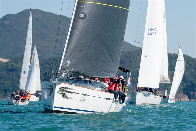 Swiss Re YMC Alma Mater Race 2022 photo copyright Panda Man / Takumi Images taken at Royal Hong Kong Yacht Club and featuring the IRC class