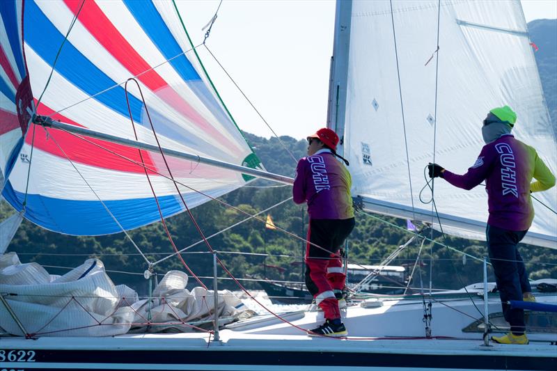 Swiss Re YMC Alma Mater Race 2022 photo copyright Panda Man / Takumi Images taken at Royal Hong Kong Yacht Club and featuring the IRC class