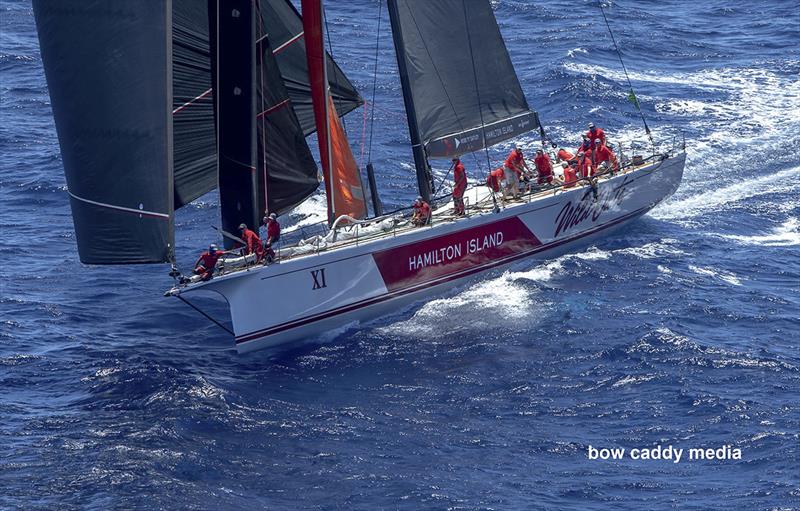 Hamilton Island Wild Oats - Start of the 2022 Sydney Hobart race photo copyright Bow Caddy Media taken at Cruising Yacht Club of Australia and featuring the IRC class